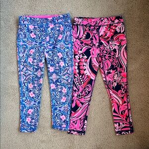 Lilly Pulitzer set of 2 Luxleric Leggings, S (4-5)